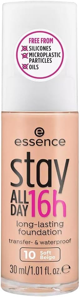 Essence Cosmetics essence stay ALL DAY 16h base de maquillaje Base maquillaje...