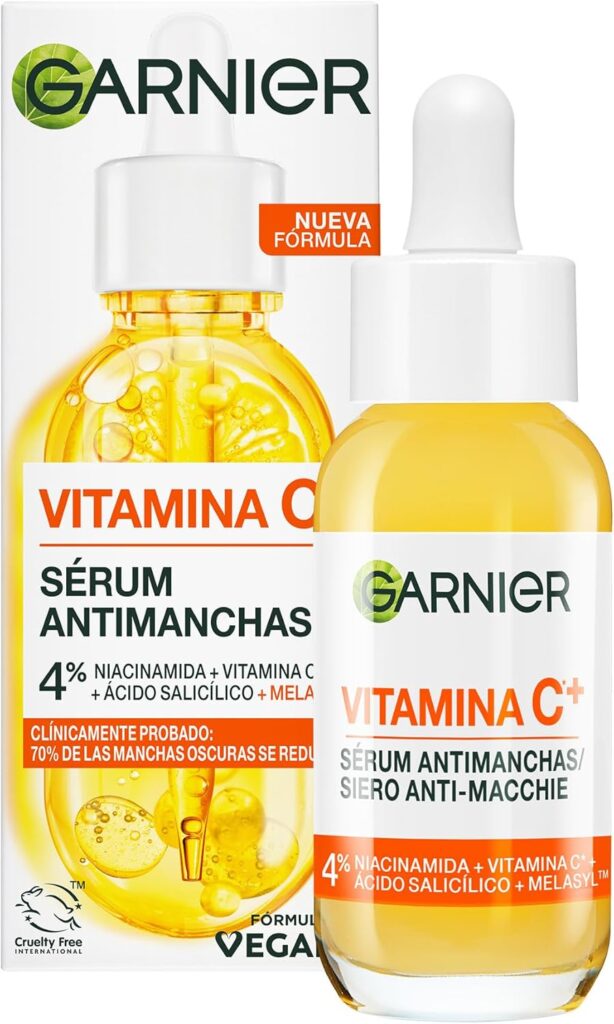 Garnier SkinActive Vitamina C Sérum Antimanchas de Día con 4%...