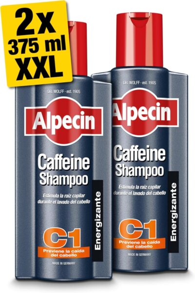 Alpecin Caffeine Shampoo C1 2x 375ml | Champu anticaida...